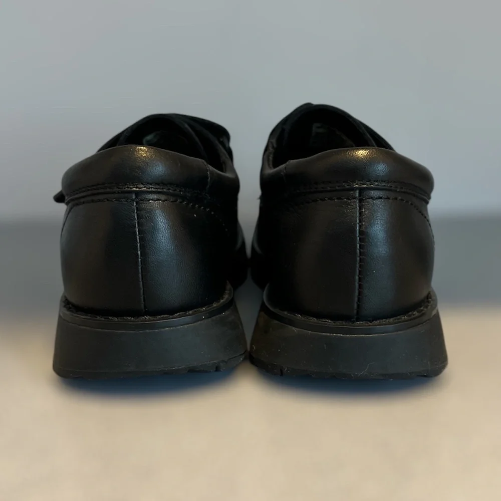VGUC Hush Puppies Dress Shoes "Kent" Boys 2.5, Black - Picture 9 of 9